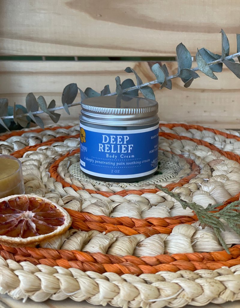 Golden Poppy Herbs Deep Relief Body Cream, 2 oz jar