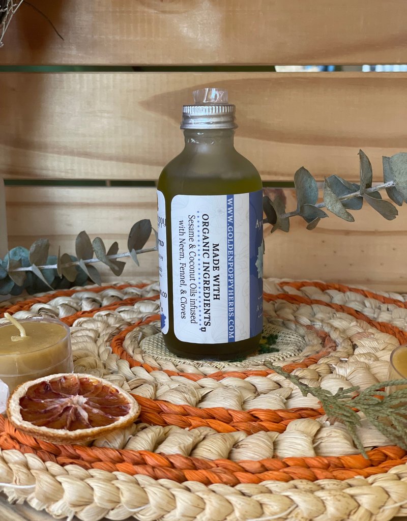 Golden Poppy Herbs Kavala Pulling Oil 4 oz
