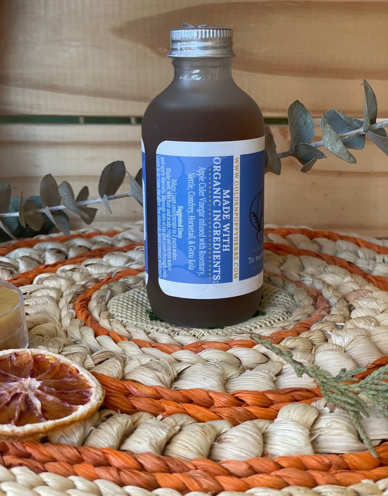 Golden Poppy Herbs Herbal Hair Rinse, 4 oz