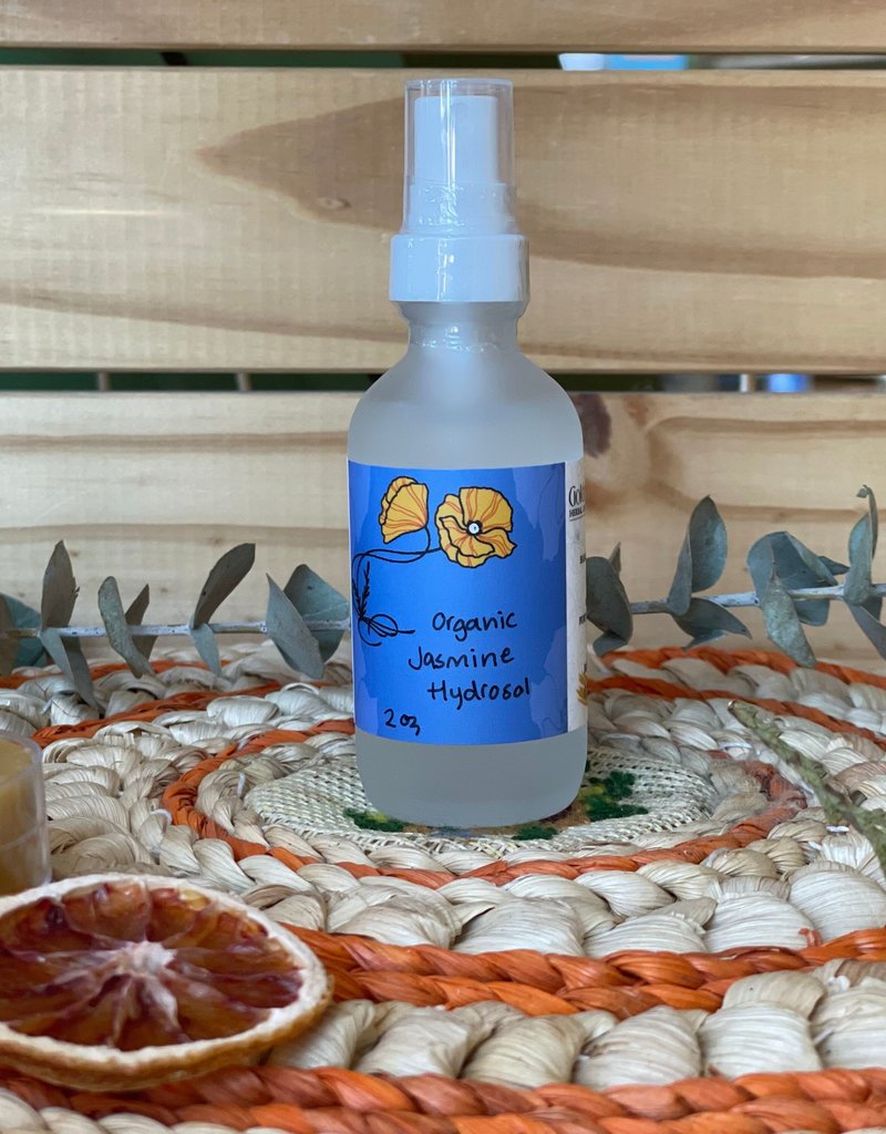 Golden Poppy Herbs Jasmine Hydrosol, Organic 2 oz Mister