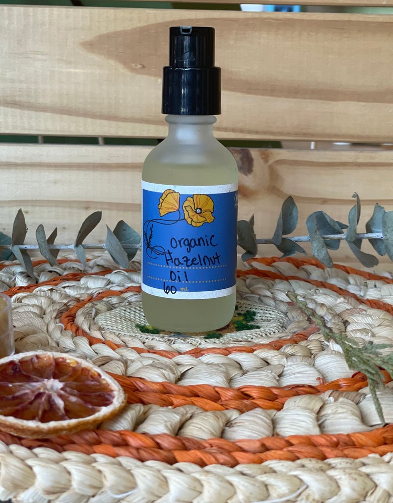 Golden Poppy Herbs Hazelnut Oil, Organic 2oz bottle