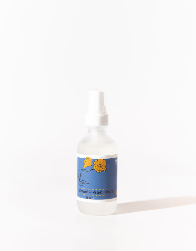 Golden Poppy Herbs Aloe Vera Juice Spray, Organic 2oz