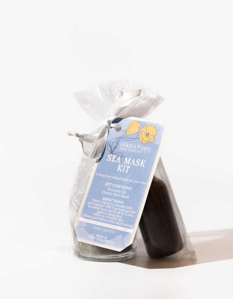 Golden Poppy Herbs Sea Mask Kit
