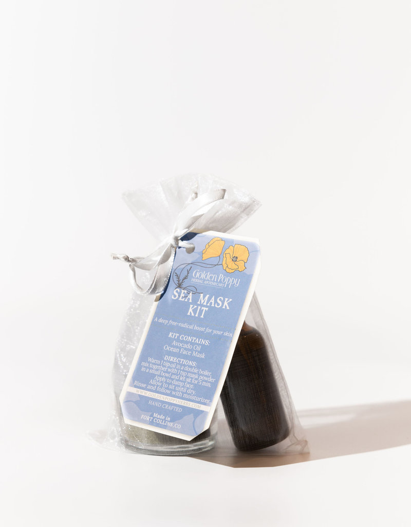 Golden Poppy Herbs Sea Mask Kit