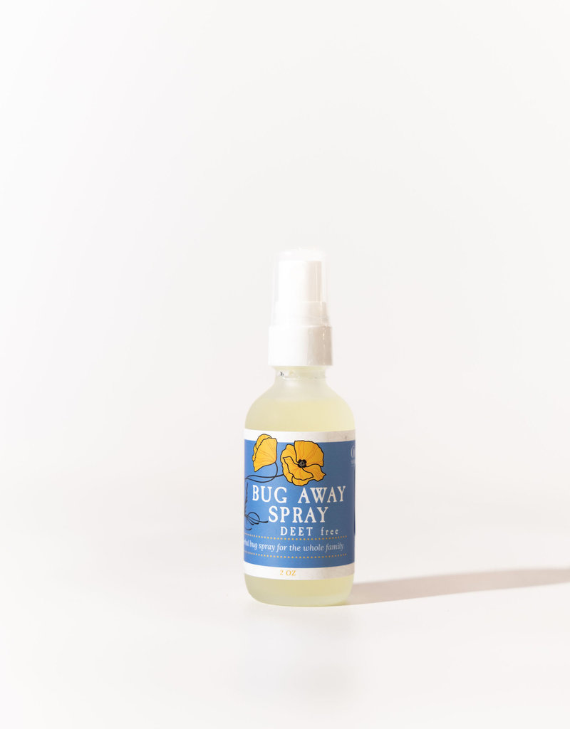 Golden Poppy Herbs Bug Away Spray, 2oz