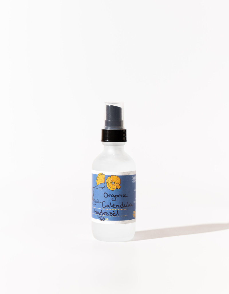 Golden Poppy Herbs Calendula Hydrosol, Organic 2oz Mister