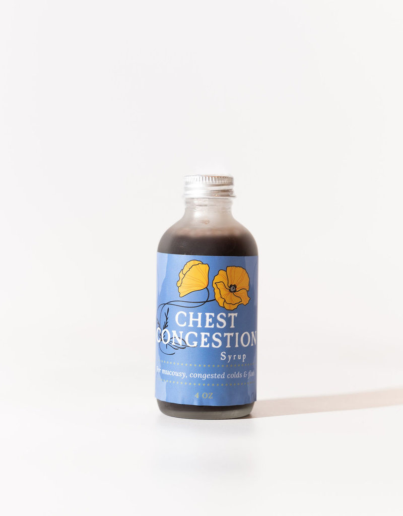Golden Poppy Herbs Chest Congestion Relief Syrup 4oz