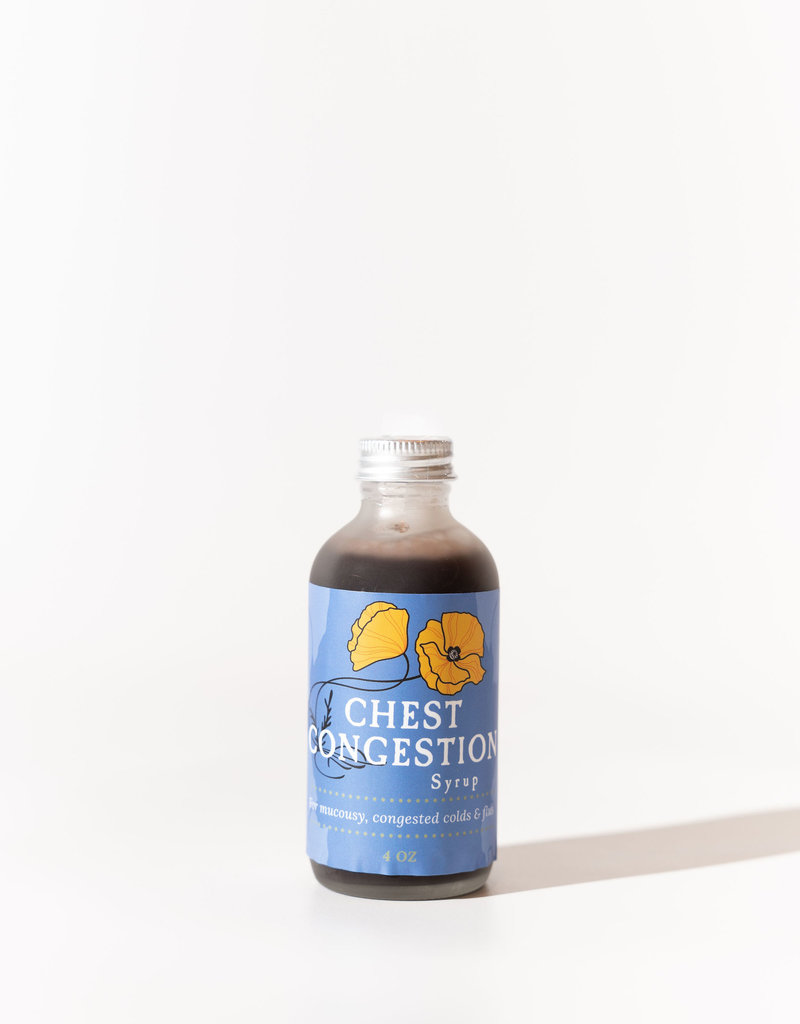 Golden Poppy Herbs Chest Congestion Relief Syrup 4oz