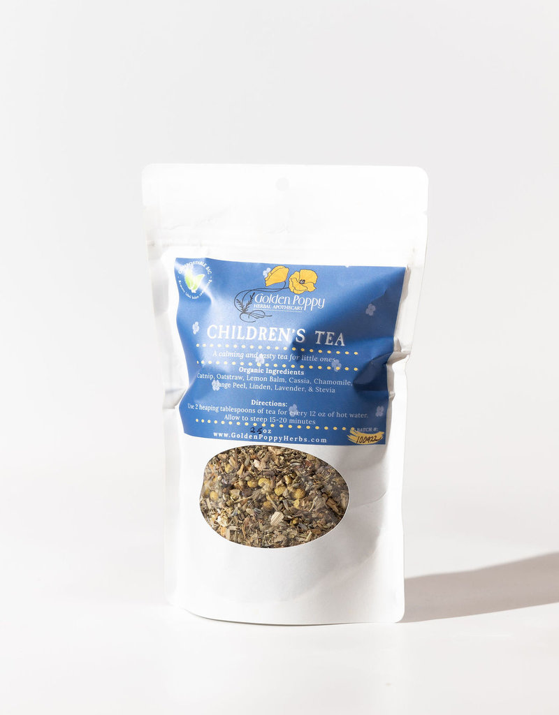 Golden Poppy Herbs Children's Tea, 14oz Tube (80g)