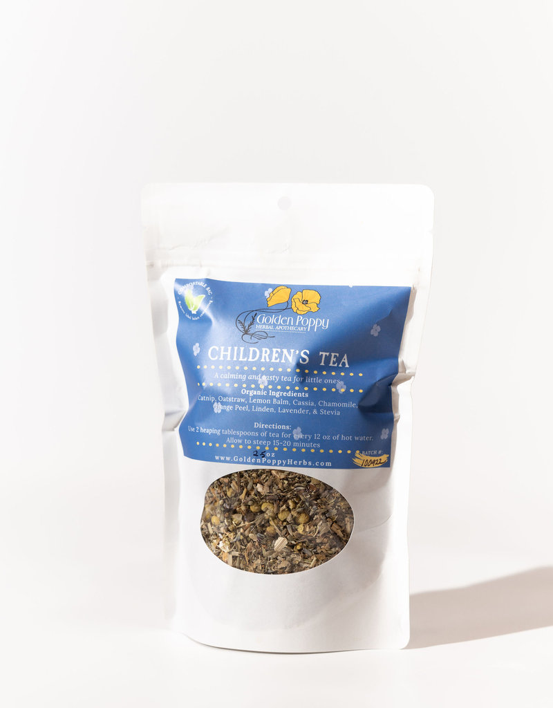Golden Poppy Herbs Children's Tea, 14oz Tube (80g)