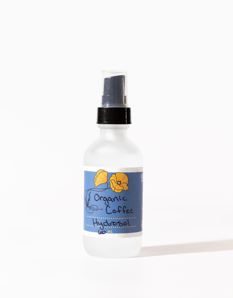 Golden Poppy Herbs Coffee Hydrosol, Organic 2oz Mister