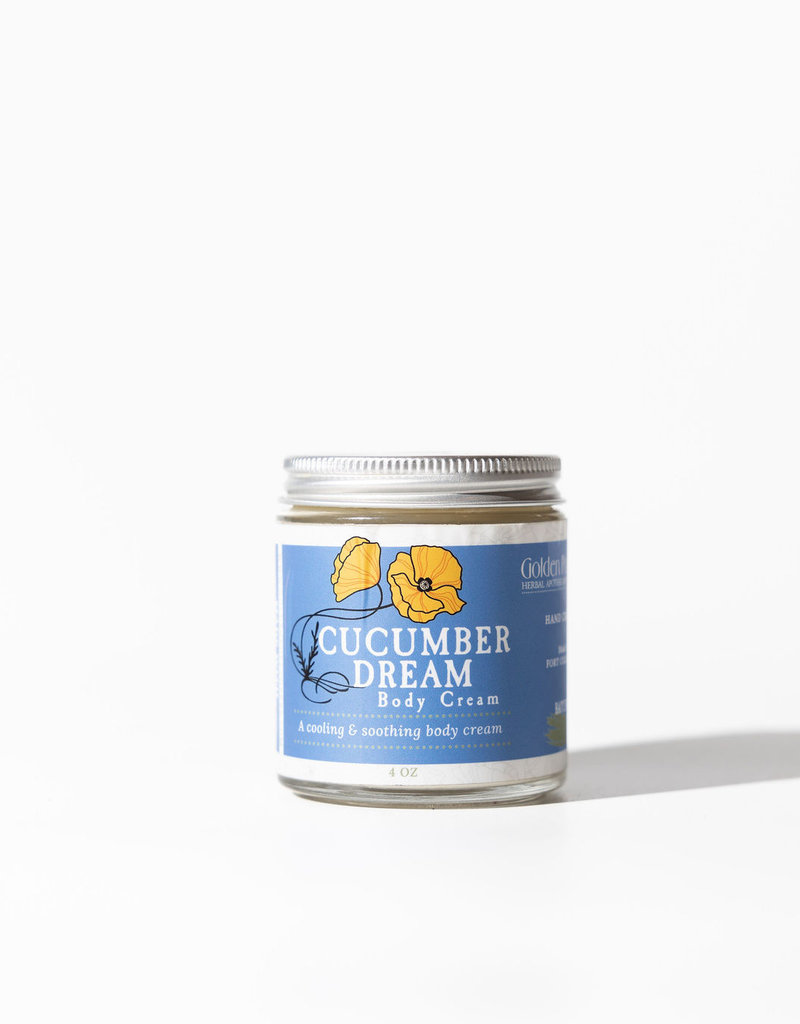 Golden Poppy Herbs Cucumber Dream Body Cream 4oz