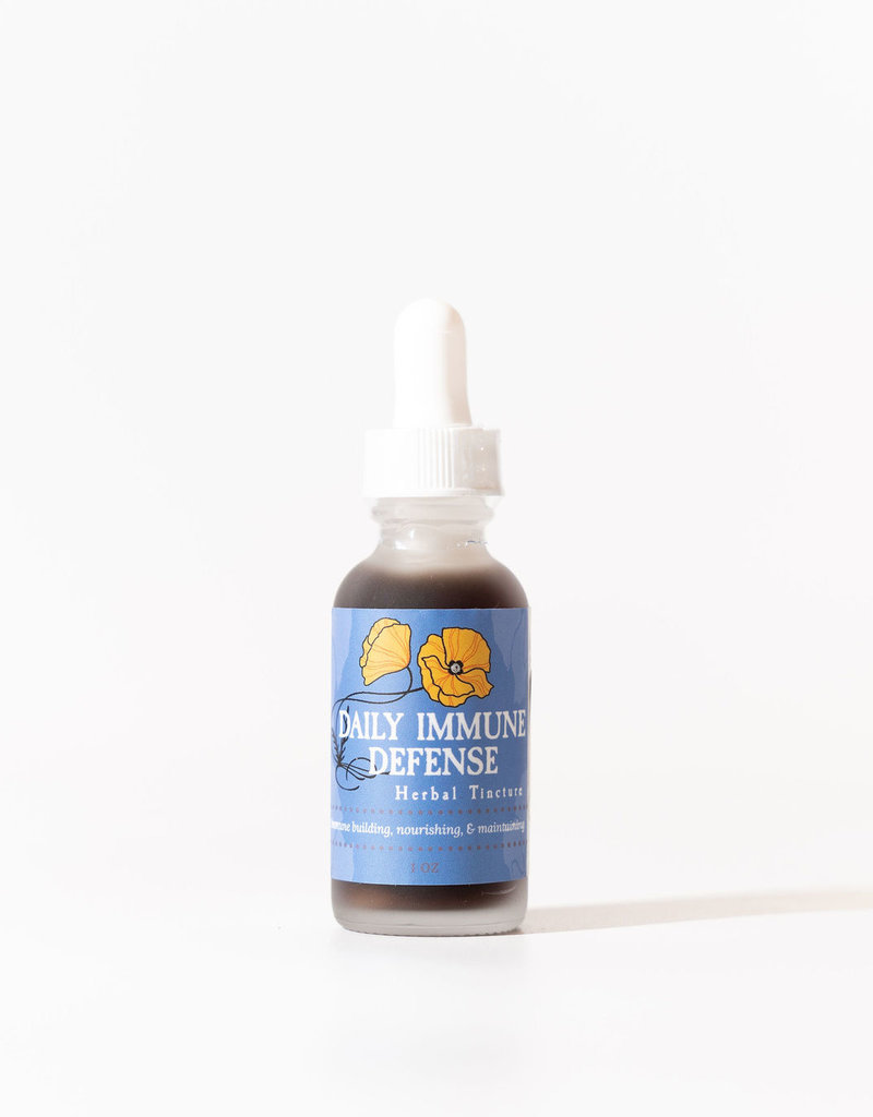 Golden Poppy Herbs Daily Immune Defense Tincture 1oz