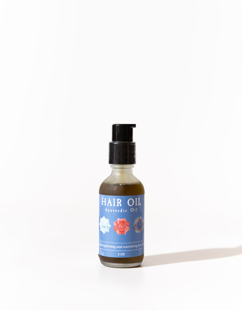Golden Poppy Herbs Ayurvedic Hair Oil 2 oz