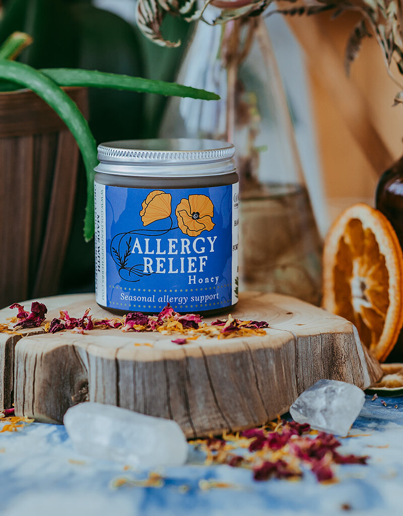 Golden Poppy Herbs Allergy Relief Honey 4oz