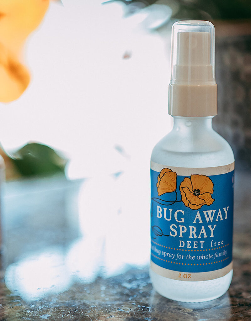 Golden Poppy Herbs Bug Away Spray, 2oz