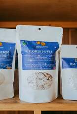 Golden Poppy Herbs Flower Power Bath Salts, 14 oz Tube