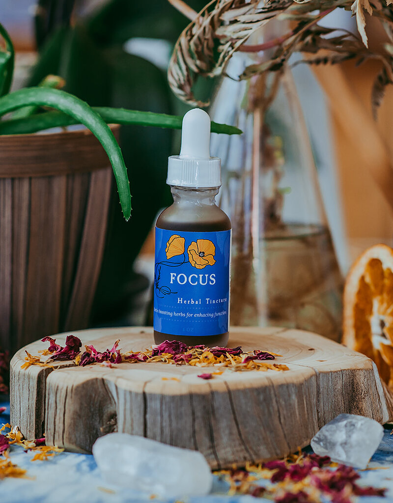 Golden Poppy Herbs Focus Tincture, 1 oz