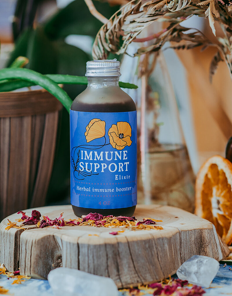 Golden Poppy Herbs Immune Support Elixir 4oz.