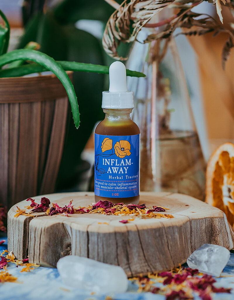 Golden Poppy Herbs Inflam-Away Tincture 1 oz