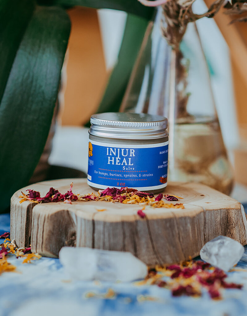 Golden Poppy Herbs Injur-Heal Salve  2oz