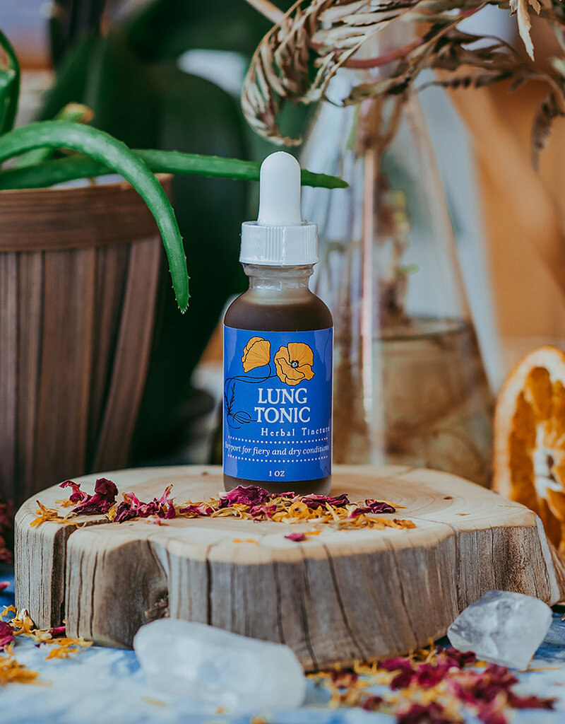 Golden Poppy Herbs Lung Tonic Tincture 1oz