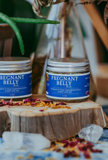 Golden Poppy Herbs Pregnant Belly Rub, 2oz jar