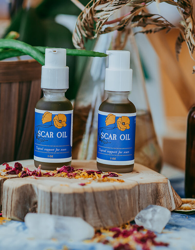 Golden Poppy Herbs Scar Oil, 1oz