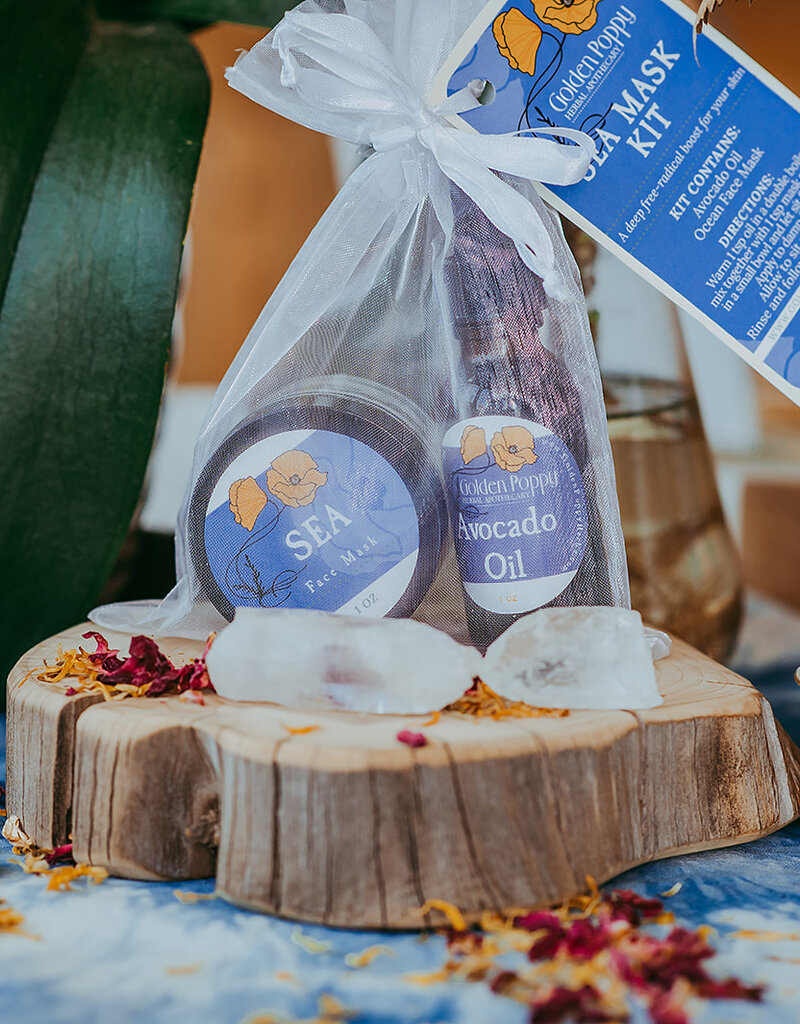 Golden Poppy Herbs Sea Mask Kit