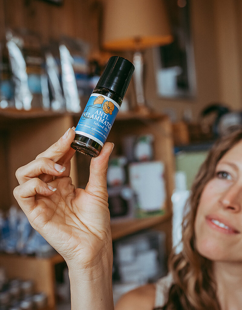 Golden Poppy Herbs Anti-Inflammatory Roller, 1 oz