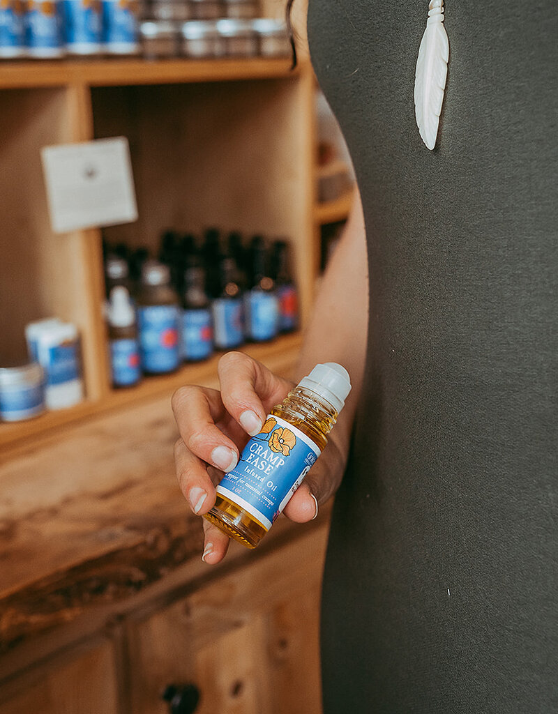 Golden Poppy Herbs Cramp Ease Body Roller, 1oz