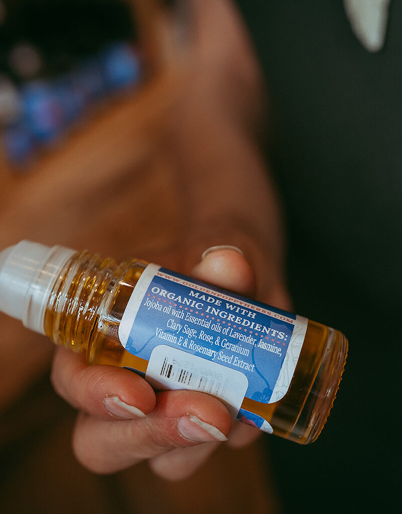 Golden Poppy Herbs Cramp Ease Body Roller, 1oz