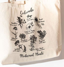 Golden Poppy Herbs Golden Poppy Canvas Tote Bag - Medicinal Flowers