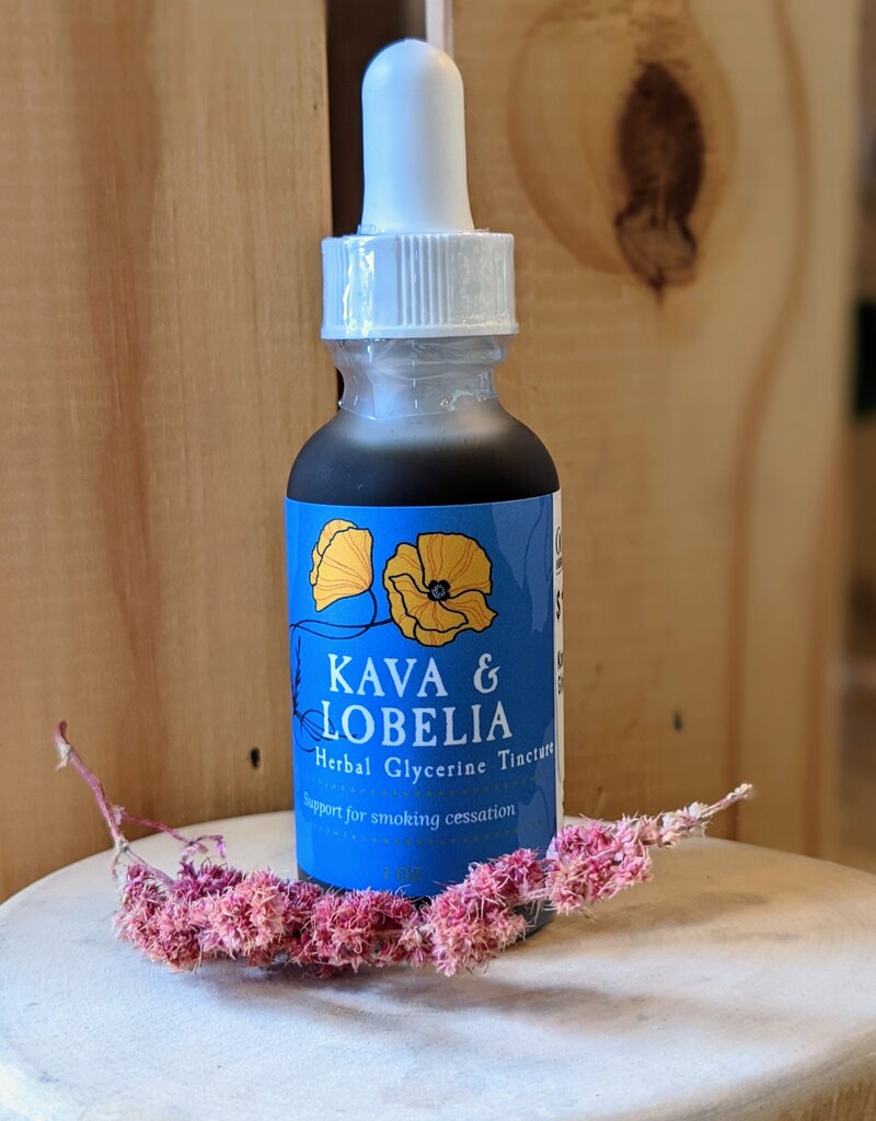 Golden Poppy Herbs Kava/Lobelia Glycerin 1 oz.