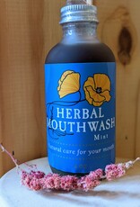 Golden Poppy Herbs Mint Herbal Mouthwash 4oz