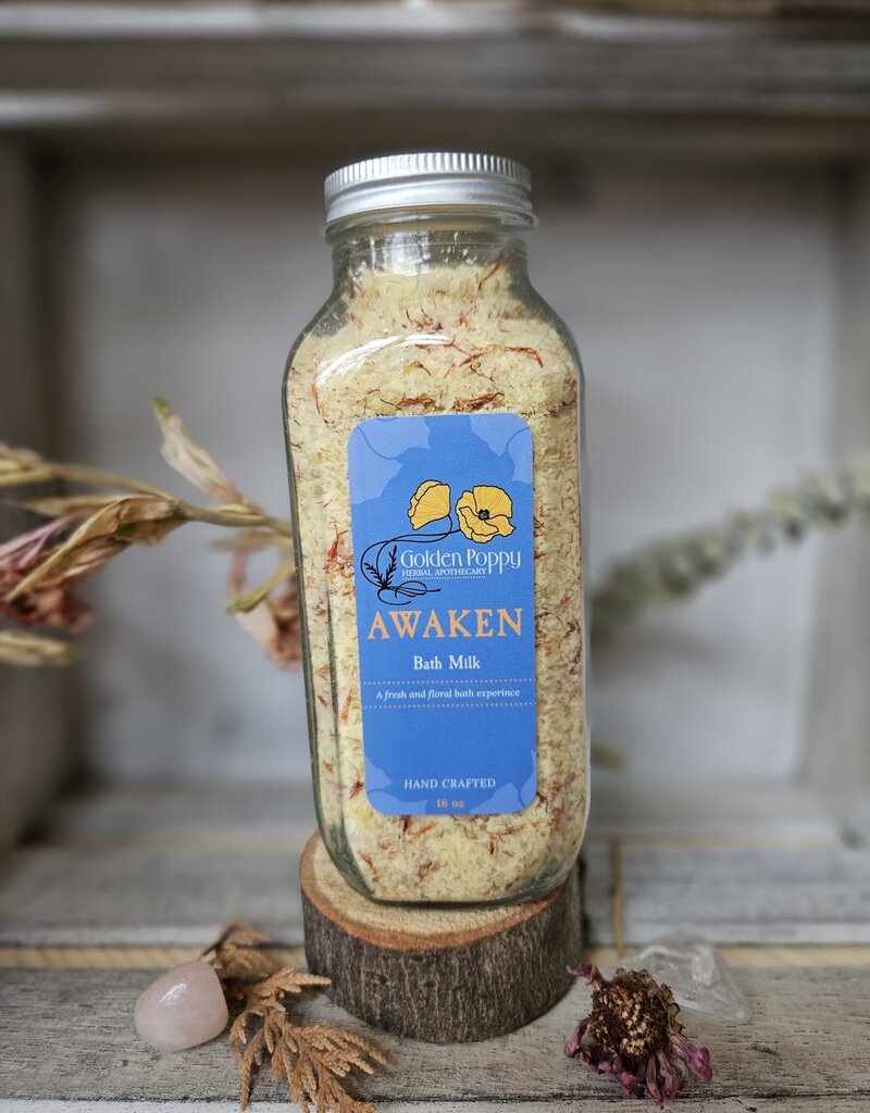 Golden Poppy Herbs Awaken Bath Milk
