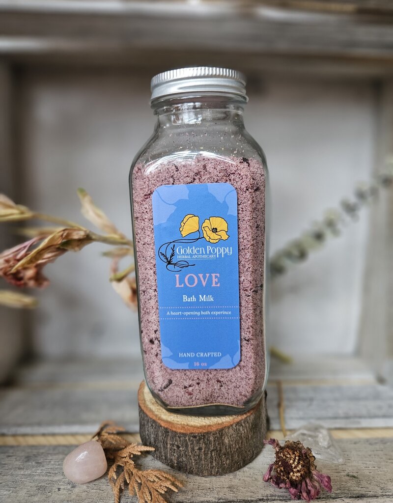 Golden Poppy Herbs Love Bath Milk