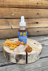 Golden Poppy Herbs Cordyceps Mushroom Tincture 1 oz, Organic, Triple Extracted