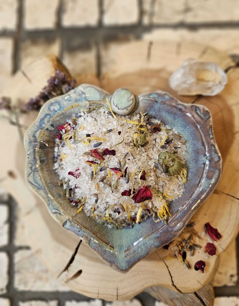 Golden Poppy Herbs Flower Power Bath Salts, Bulk for wholesale (1588g, 1/2 gallon)