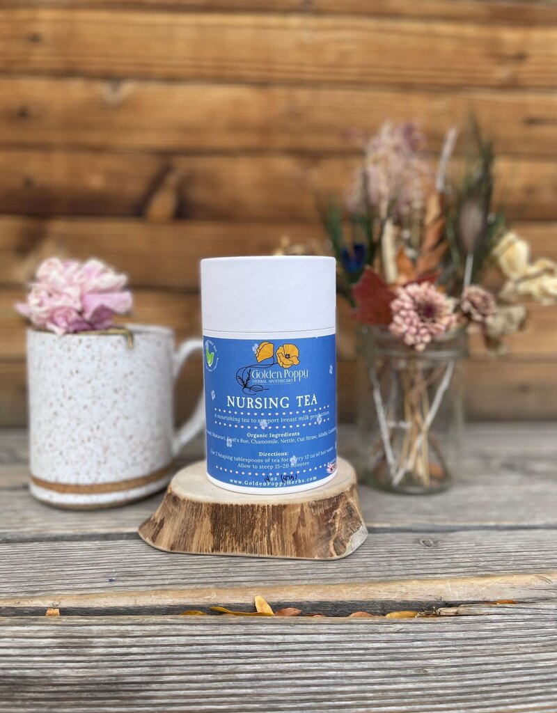 Golden Poppy Herbs Nursing Tea, 20 oz Tube (111g)