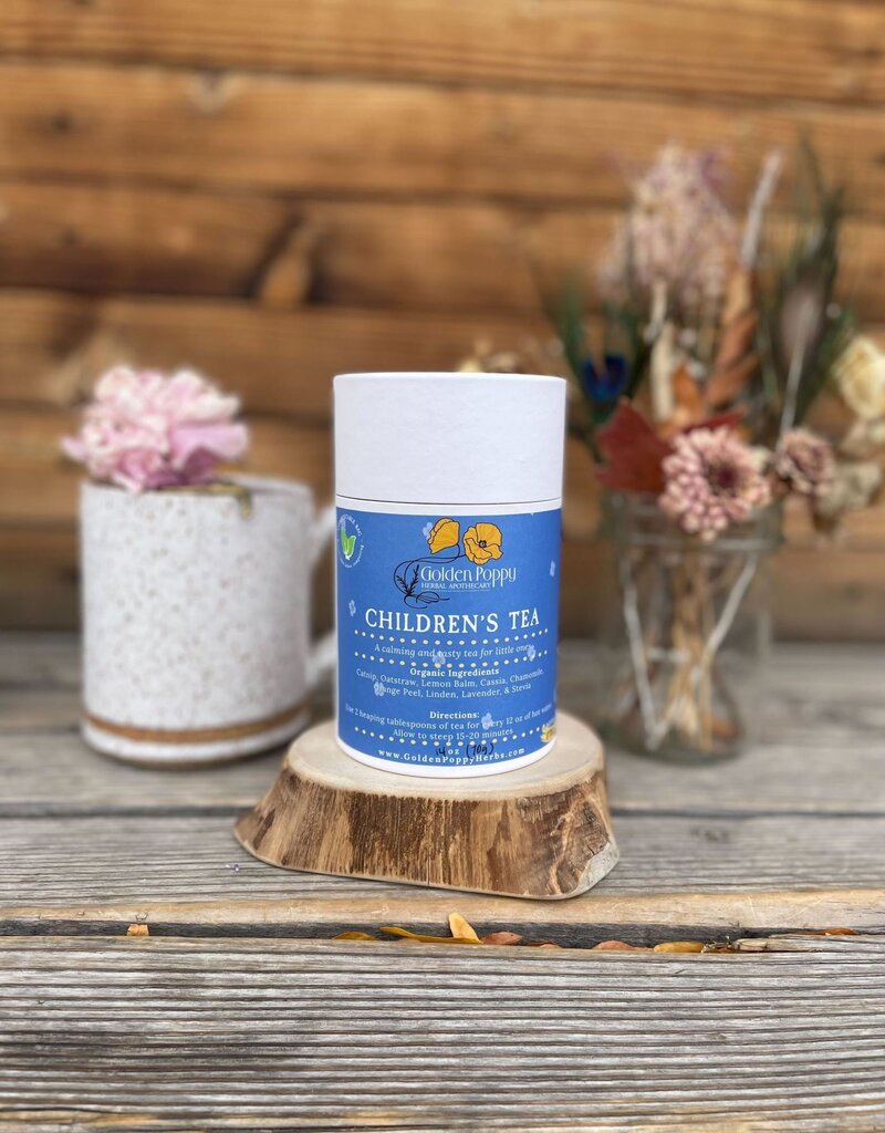 Golden Poppy Herbs Children's Tea, 14oz Tube (80g)