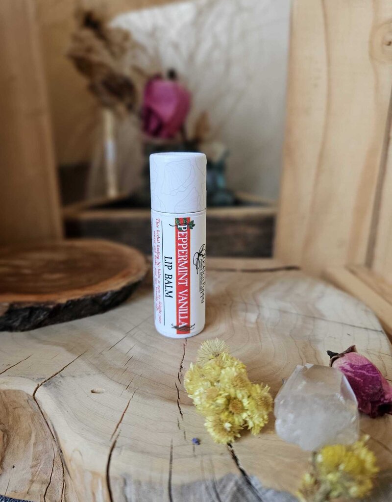 Golden Poppy Herbs Peppermint Vanilla Lip Balm