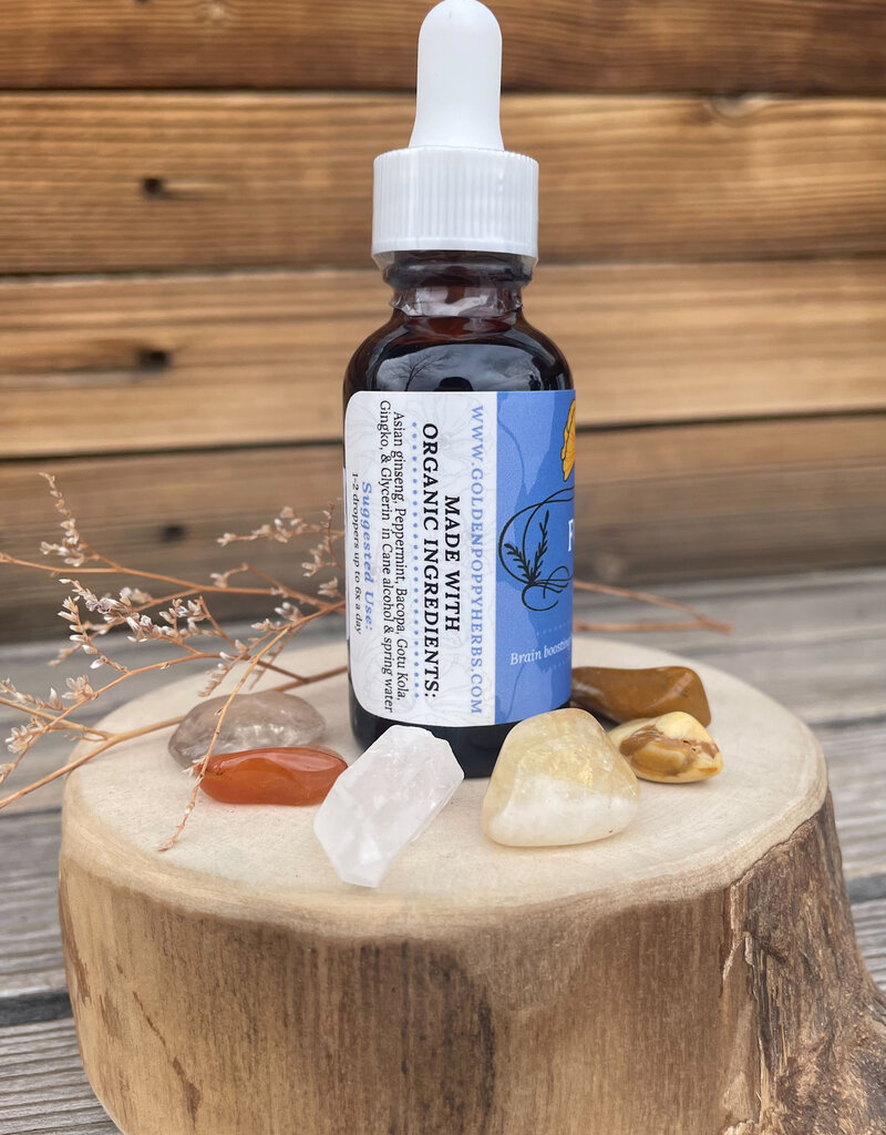 Golden Poppy Herbs Focus Tincture, 1 oz