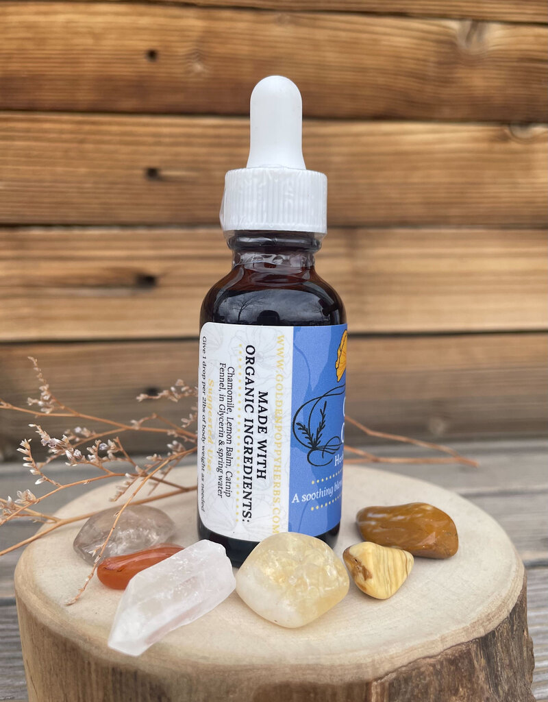 Golden Poppy Herbs Calm Child Glycerin Tincture , 1oz