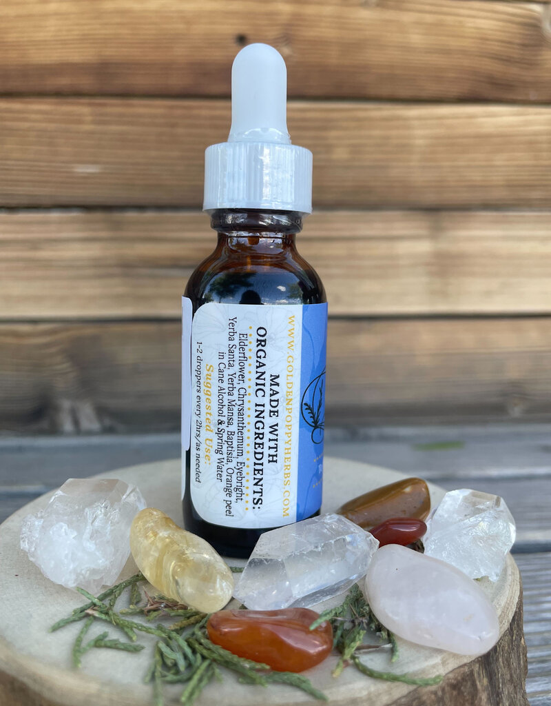 Golden Poppy Herbs Allergy Rescue Tincture 1oz