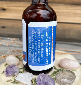 Golden Poppy Herbs Sore Muscle Body Oil, 2oz