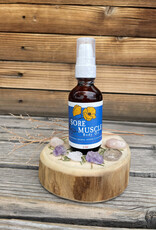 Golden Poppy Herbs Sore Muscle Body Oil, 2oz