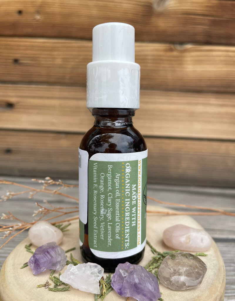 Golden Poppy Herbs Beard Oil, 1 oz