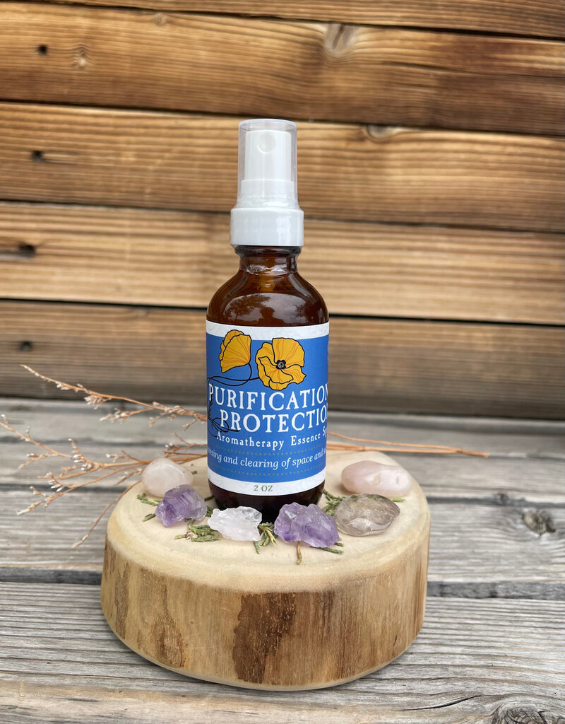 Golden Poppy Herbs Purification & Protection Essential Essence Spray