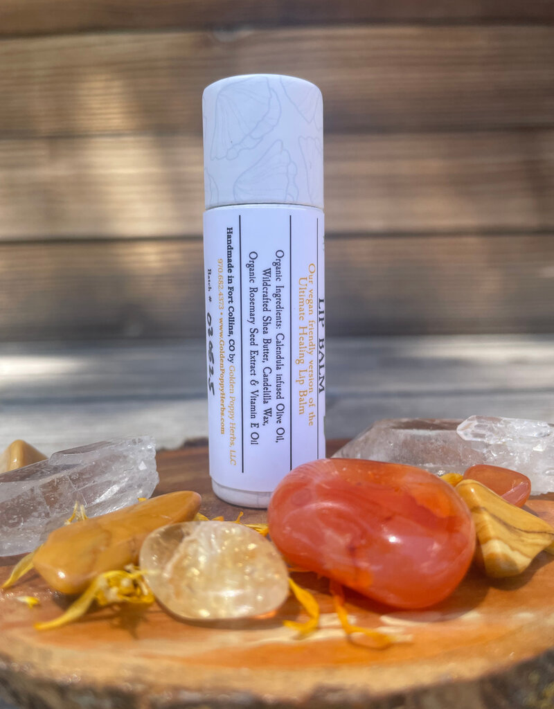 Golden Poppy Herbs Bee Free! Lip Balm